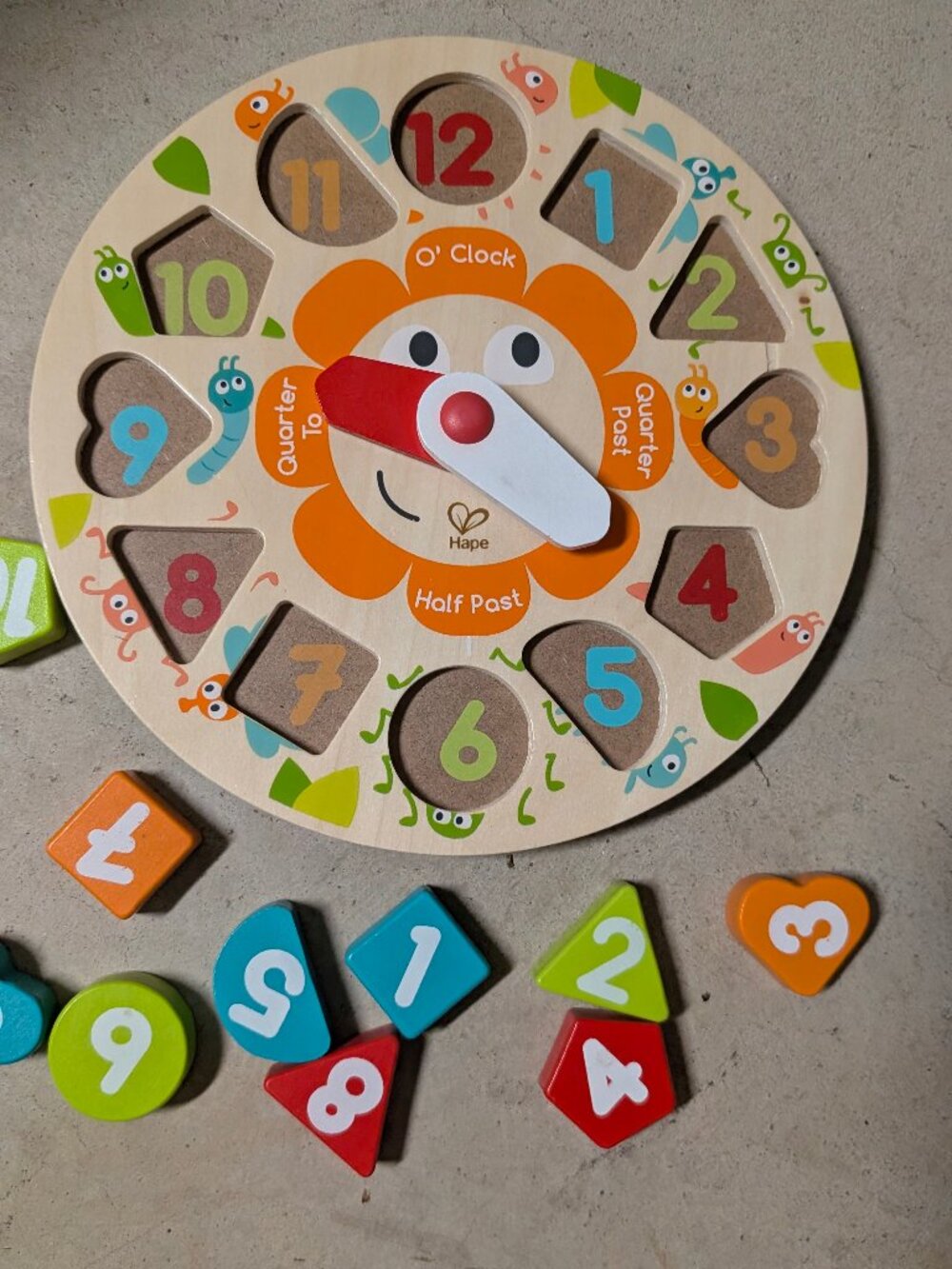 Hape Clock - Picture 3 of 9